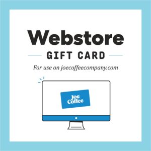 Gift Card: Joe Coffee Online Webstore