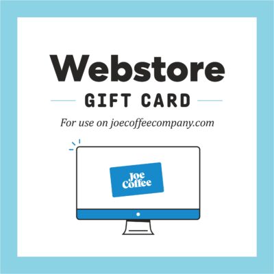 Gift Card: Joe Coffee Online Webstore